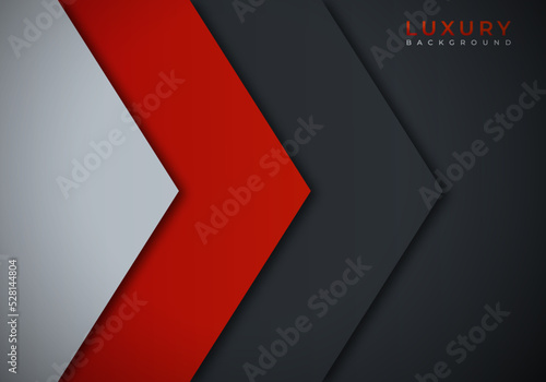 Modern Overlap Dimension Line Bar Background with Copy Space for Text or Message