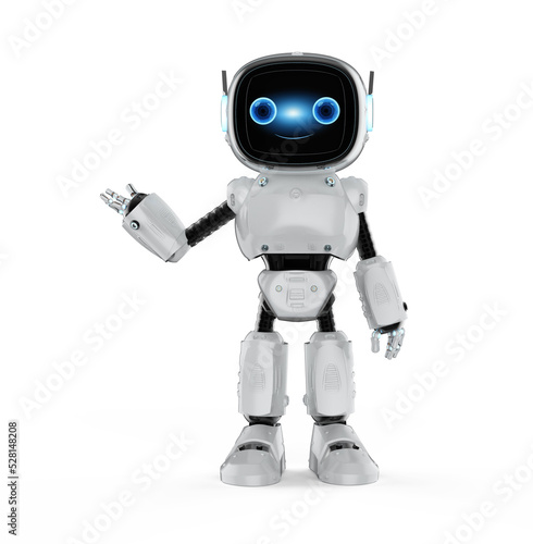 Small robot assistant hand extend