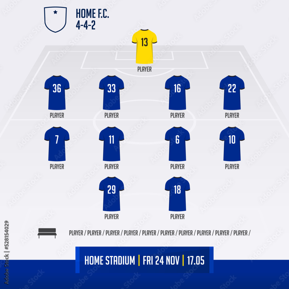 Football Team Formation Starting List Or Lineups Infographic Template football-team-formation-starting-list-or-lineups-infographic-template