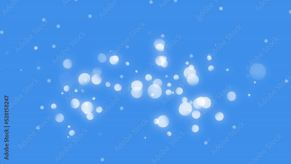 Animation of winter scenery Animation of winter scenery