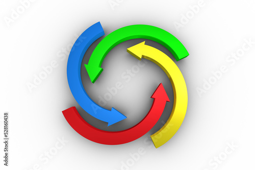 Colorful arrow circle Free Download Colorful arrow circle - GFXLoad