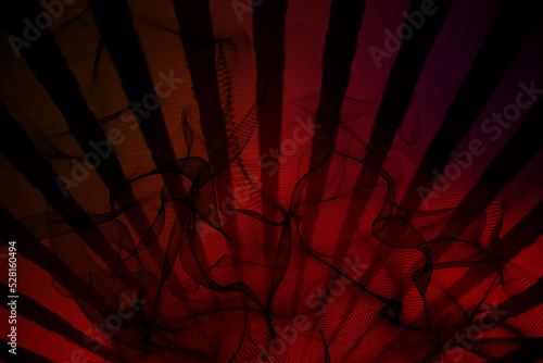 Digitally generated red linear background