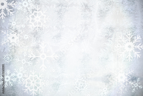 Silver snow flake pattern design