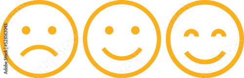 New Emojis list. yellow face icon set. Modern Emoticons Set. Different Reactions design. smile yellow icon design. smile emoticon icon feedback