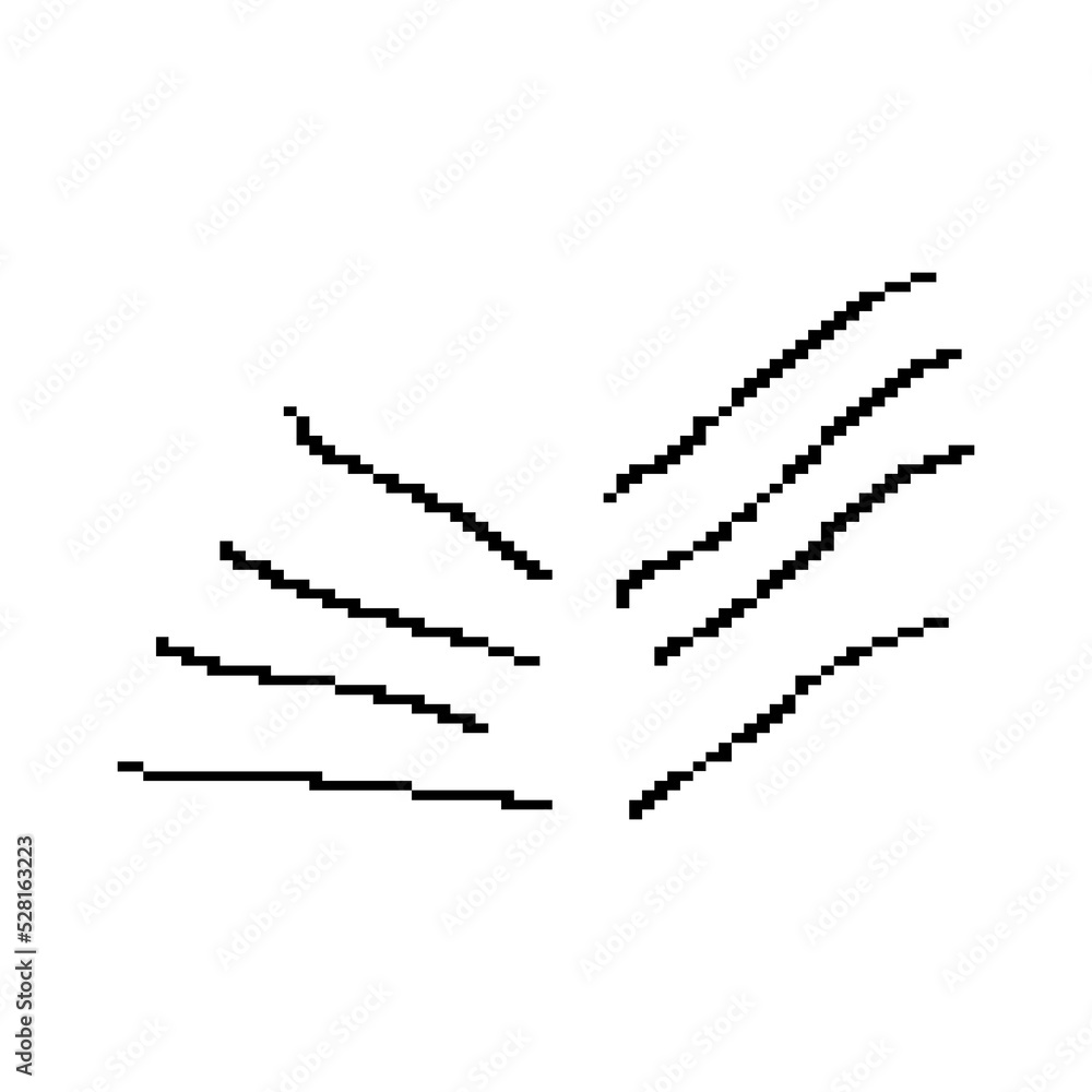 Pixeled shape scribble Pixeled shape scribble