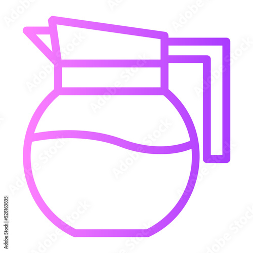 coffe pot gradient icon
