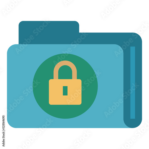 data secure icon photo