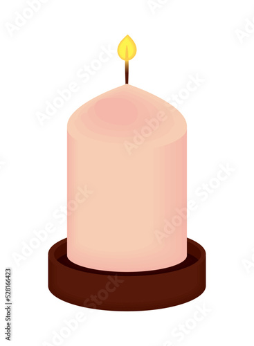 diwali buning candle photo