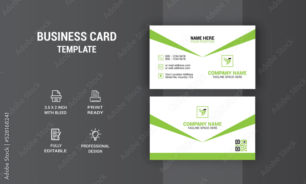 Professional Business Card Design. Agency Card Design. Photos & Vector Standard Template Professional Business Card Design. Agency Card Design. Photos & Vector Standard Template