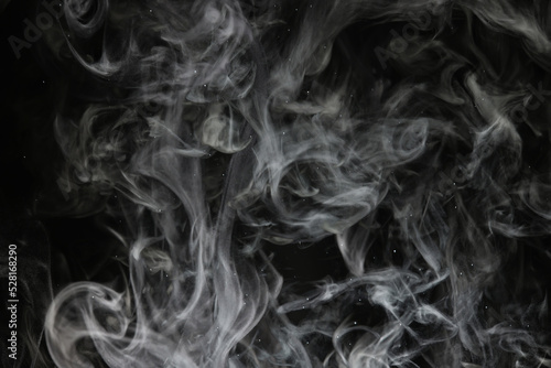 texture smoke on a black background abstract