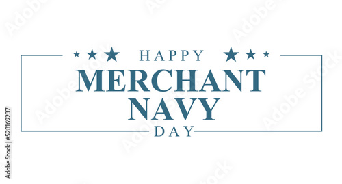 Schilderij op canvas Merchant Navy Day