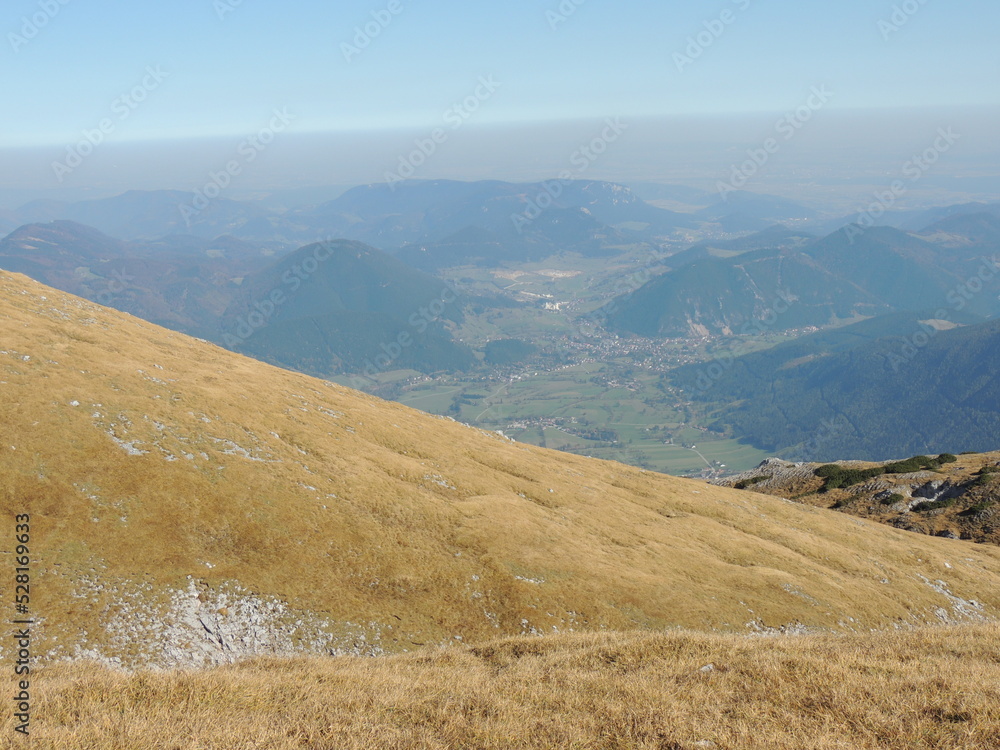 W drodze na Schneeberg.