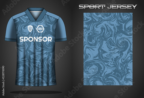Soccer jersey sport shirt design template