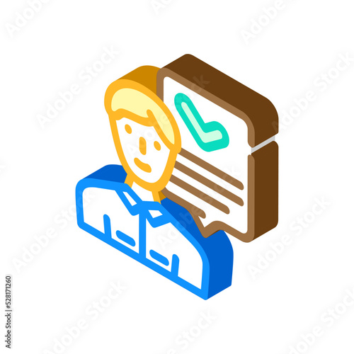 mql marketing qualified lead isometric icon vector. mql marketing qualified lead sign. isolated symbol illustration