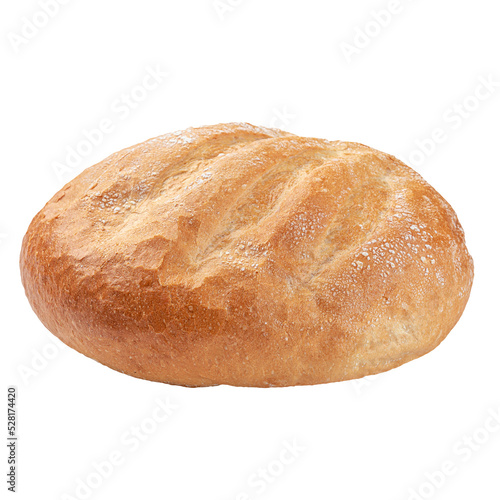 Fotografie, Obraz Isolated freshly baked loaf of creamy bread