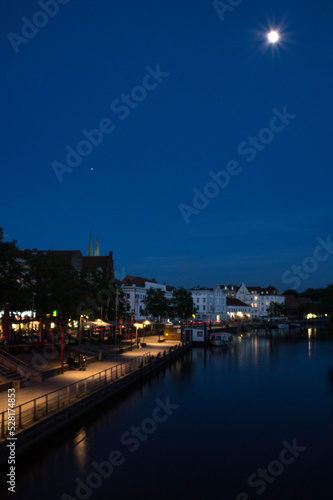 night over river trave