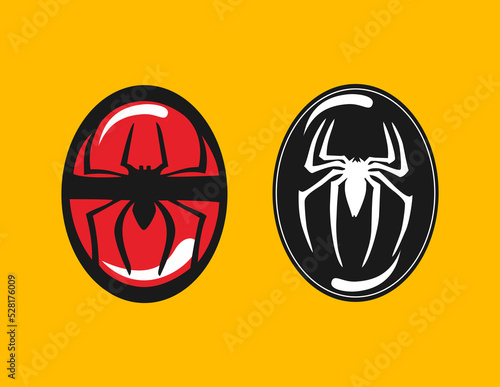 Spider Symbol logo icon set. Can be pasted and edited as needed. eps 10 vector illustration
