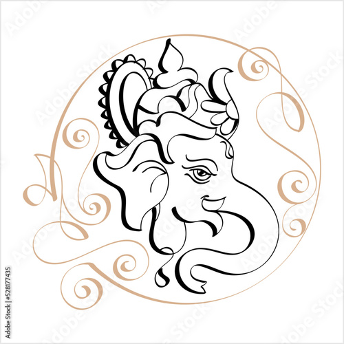 Ganesha Pen Ink Style M_2204008