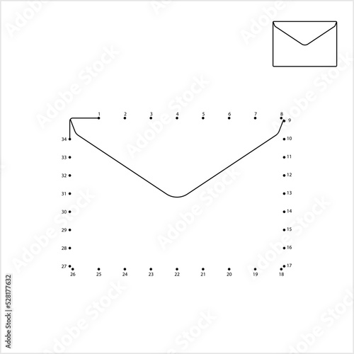 Envelope Icon Connect The Dots M_2208001