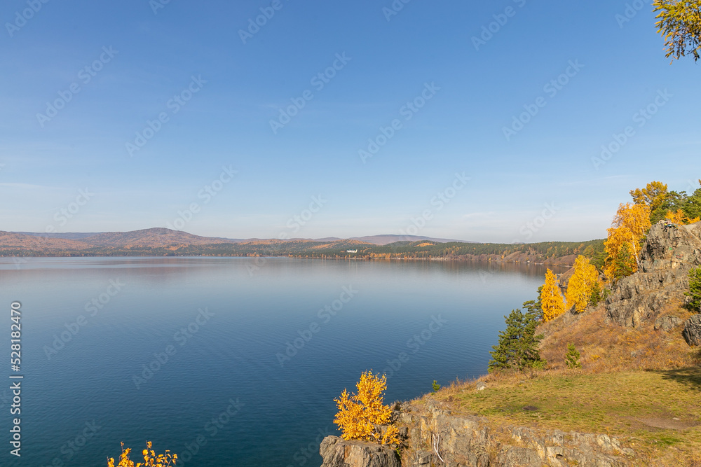 Obraz premium Turgoyak lake, Chelyabinsk region, Russia