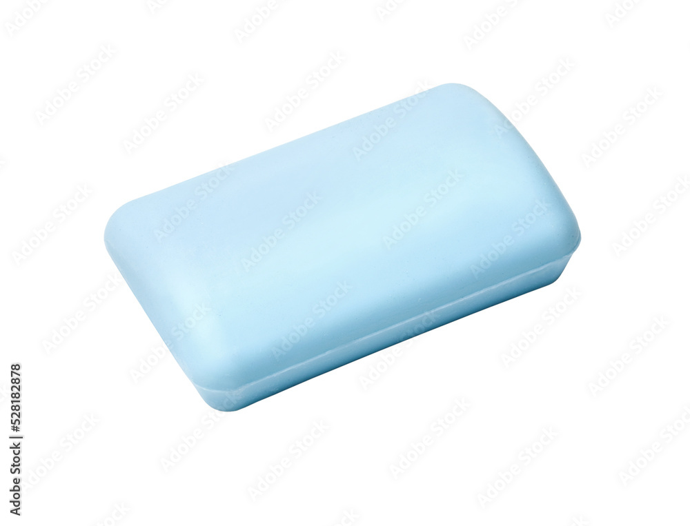 blue soap isolated