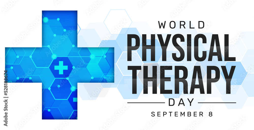 International Day of Physiotherapy Abstract Wallpaper. World Physical ...