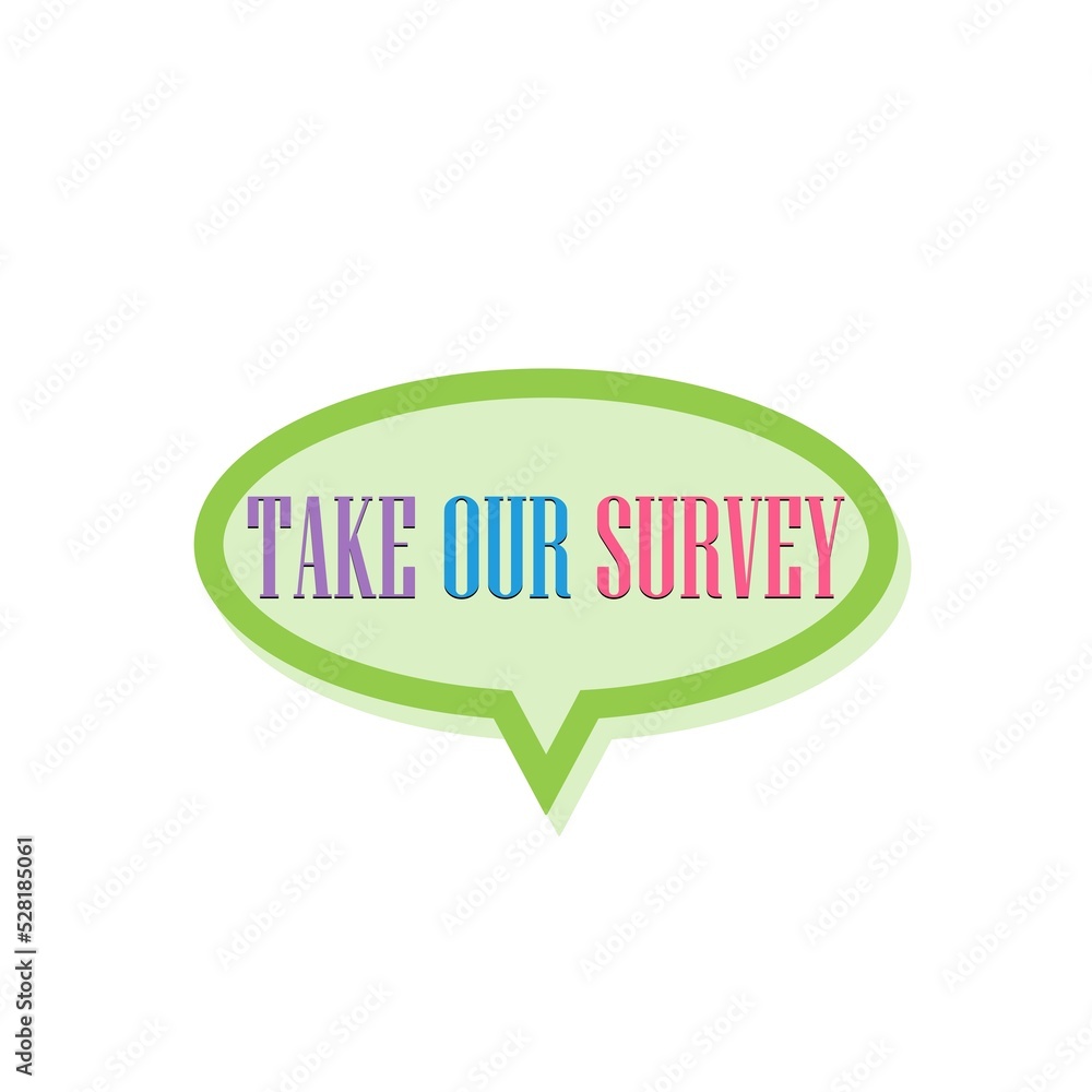 Take Our Survey sign icon isolated on white background Take Our Survey sign icon isolated on white background