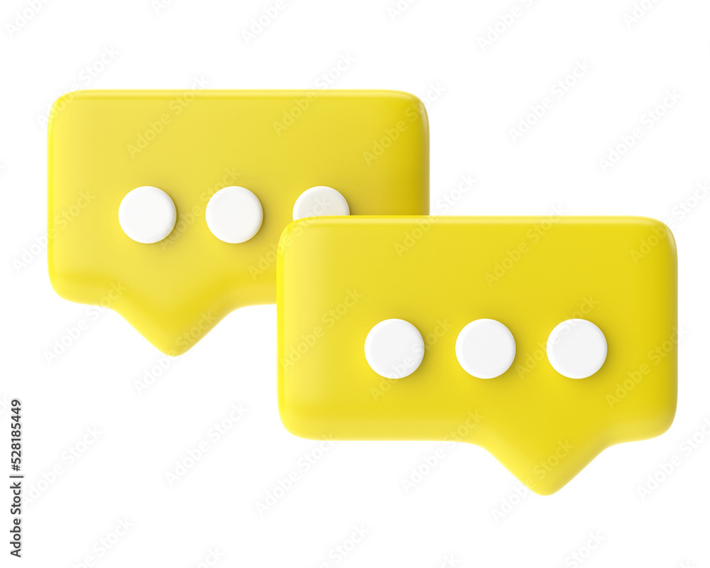 Live chat icon. 3D icon. Live chat icon. 3D icon.