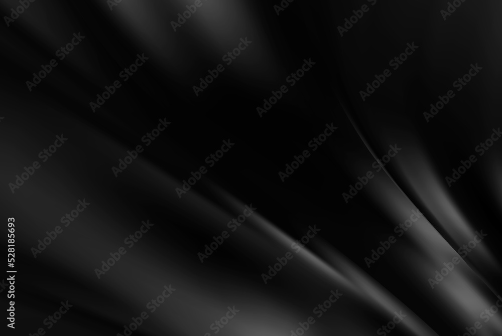 Black wavy fabric. Abstract luxury background. Draped silky textile. Decoration for poster design, banner,poster,web design. Black wavy fabric. Abstract luxury background. Draped silky textile. Decoration for poster design, banner,poster,web design.