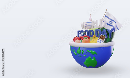 3d World Food Day Israel rendering right view