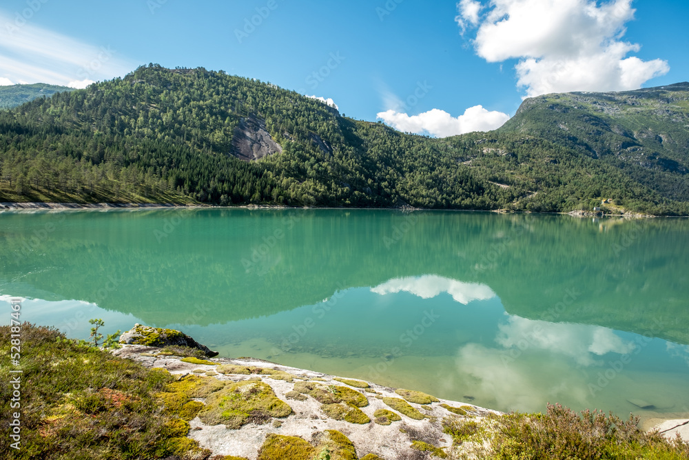 Canoe trip at Hafslovatnet, Norway