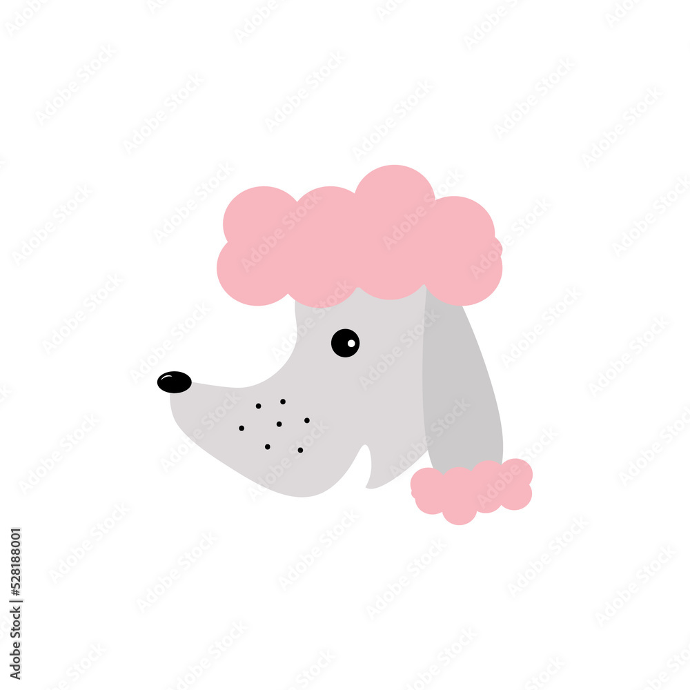 Cute poodle. Vector illustration for diaries, notebooks, scrapbooks, scrapbooking, holiday decorations and gifts. Cute poodle. Vector illustration for diaries, notebooks, scrapbooks, scrapbooking, holiday decorations and gifts.