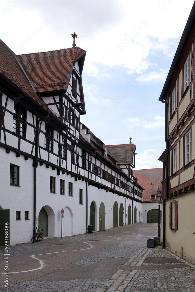 Obraz premium Fachwerk in Noerdlingen