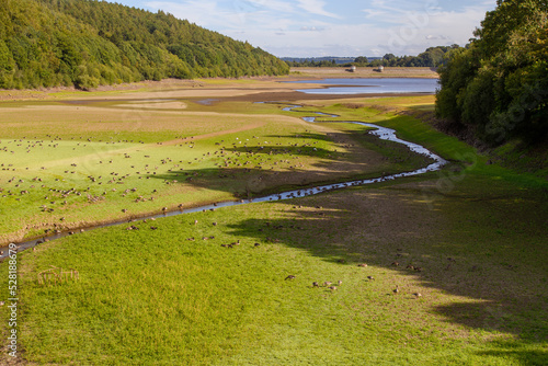 Low water in a reservoir