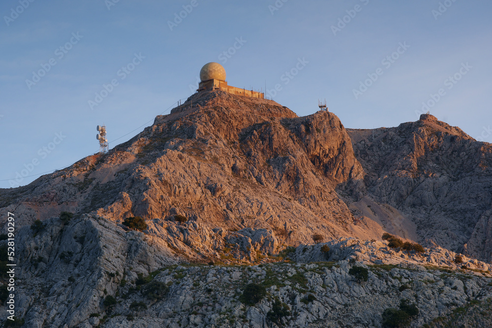 Fototapeta premium Puig Major 1436 metros. Soller.Sierra de Tramuntana.Mallorca.Islas Baleares. España.