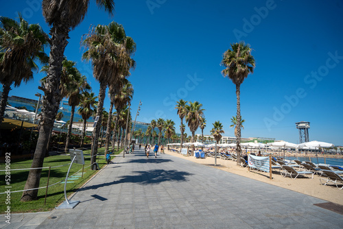 San Sebastian Beach. Barcelona, Spain