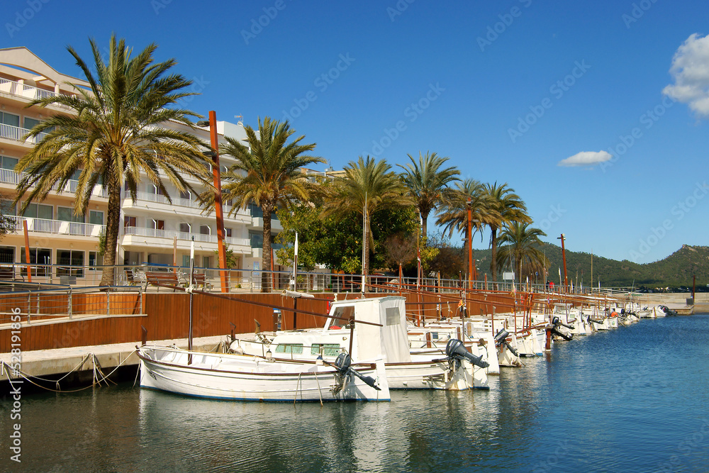Puerto de Cala Bona. Llevant.Mallorca.Baleares.España.