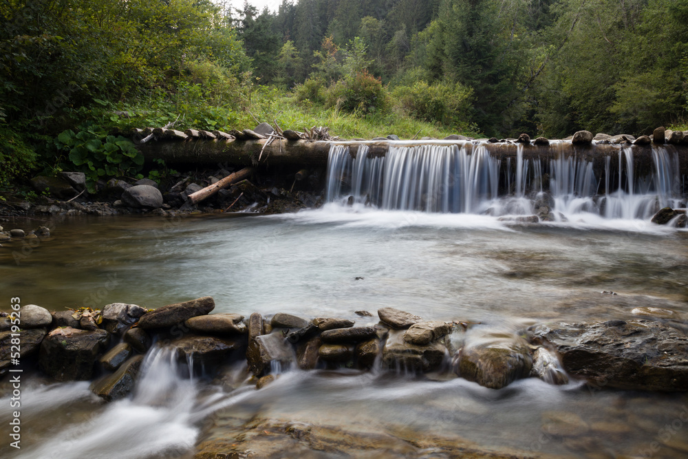 Fototapeta premium a river in the mountains