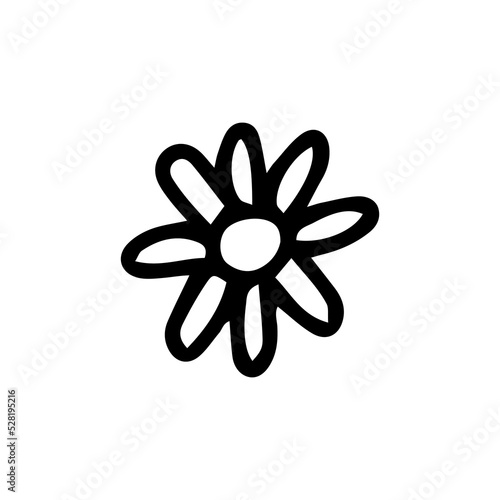 flower cute doodle hand drawn illustration design