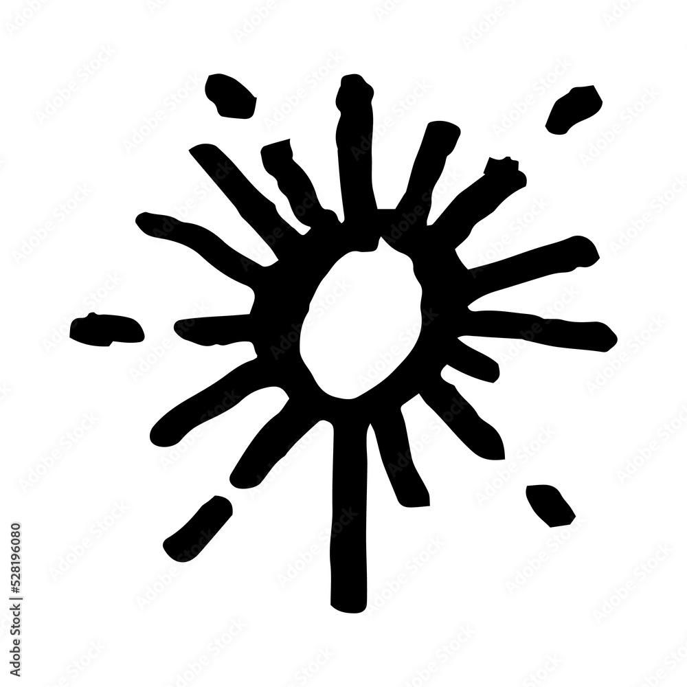 sun cute doodle art hand drawn icon illustration design for stickers sun cute doodle art hand drawn icon illustration design for stickers