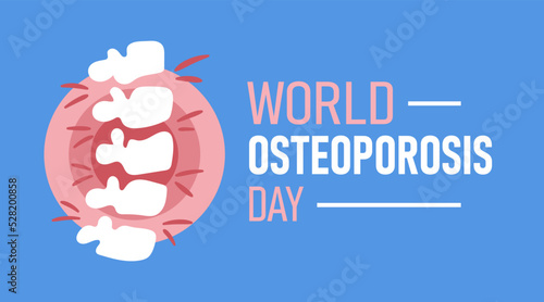 Illustration of World Osteoporosis Day Concept