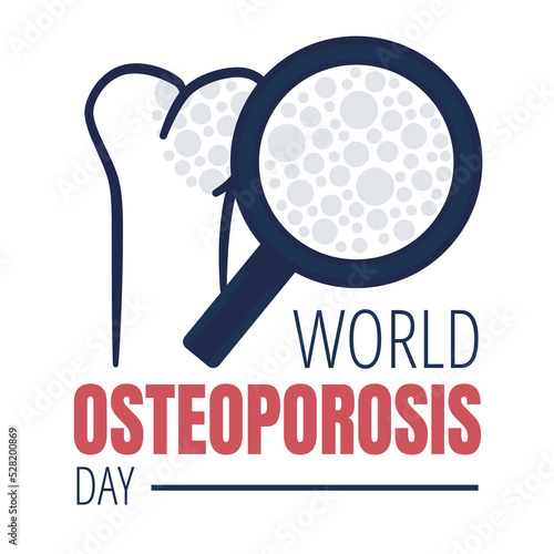 Illustration of World Osteoporosis Day Concept