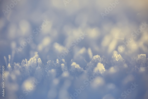 Tela abstract winter background hoarfrost frost ice snow seasonal