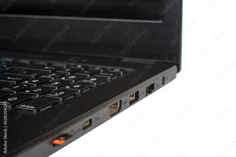 Laptop pc ports usb isolated device connection Laptop pc ports usb isolated device connection