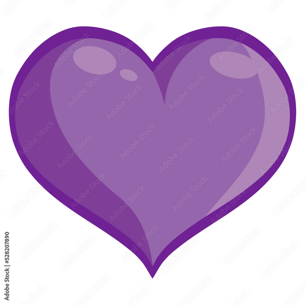 Purple Heart Love Emoji Icon Sign Symbol Vector Art Design Cartoon Purple Heart Love Emoji Icon Sign Symbol Vector Art Design Cartoon