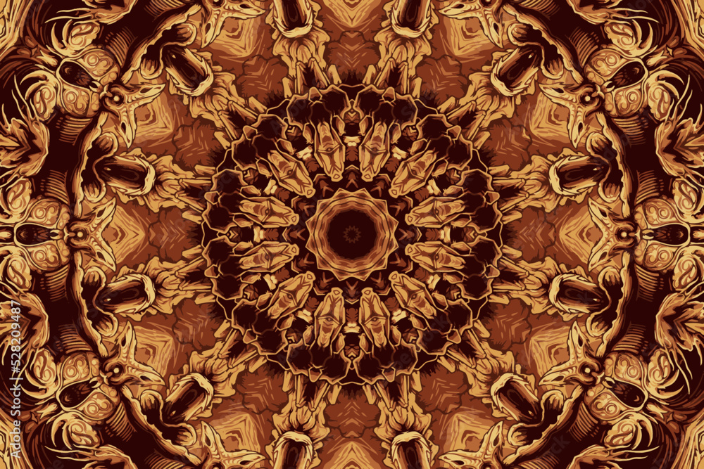 Beautiful and colorful mandala art background Beautiful and colorful mandala art background