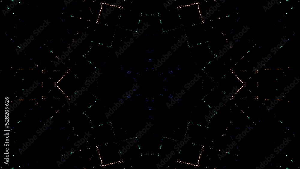 Abstract background moving stripes and flashing with shining light dots. Animation with circles Abstract background moving stripes and flashing with shining light dots. Animation with circles