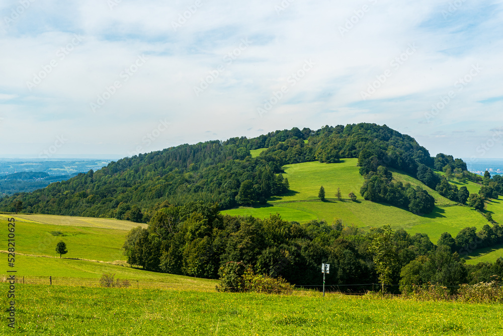 Tul hill above Leszna Gorna village in Poland Tul hill above Leszna Gorna village in Poland
