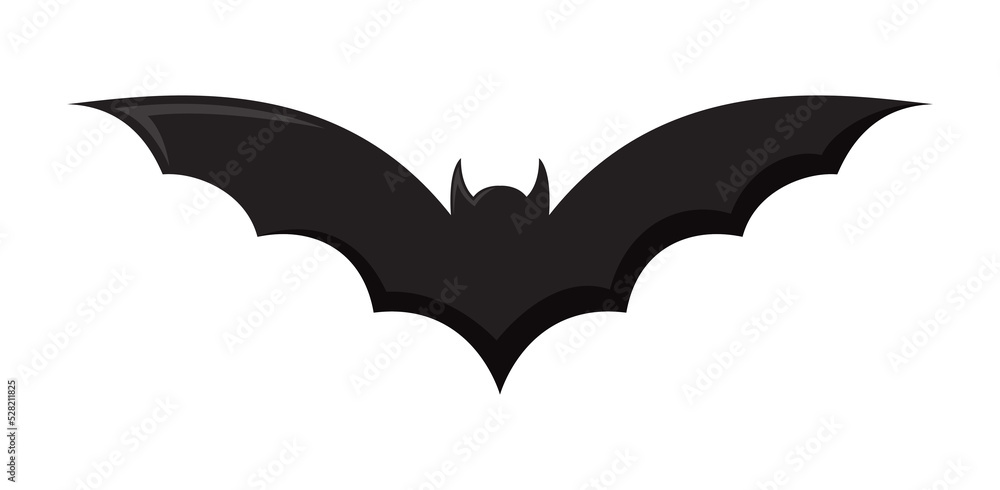 Fototapeta premium Bat isolated on white background