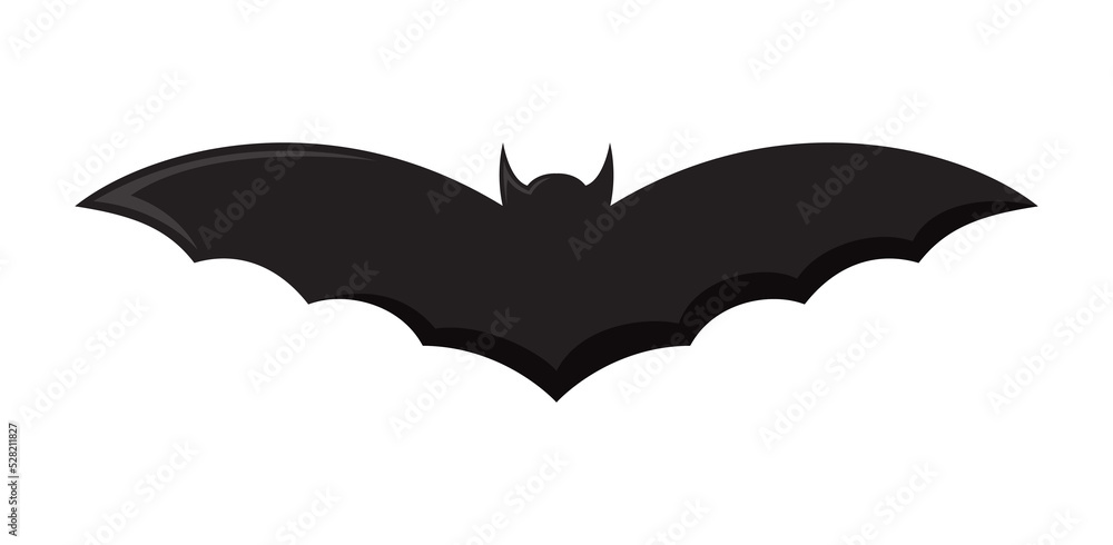 Bat isolated on white background Bat isolated on white background